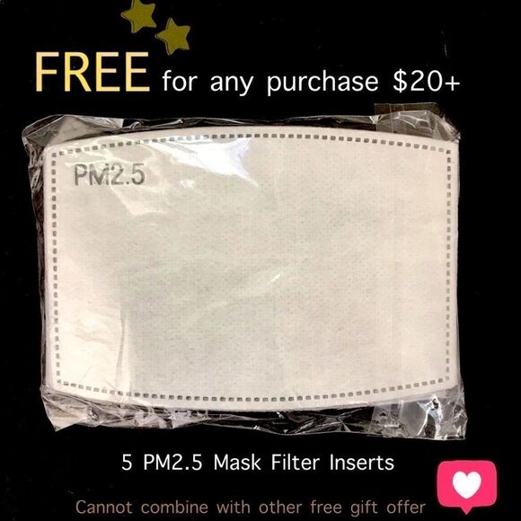 🎁Free Gift - 5 Mask Filter Inserts - Picture 1 of 1